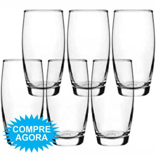 Conjunto 6 Copos 300ml Oca Nadir