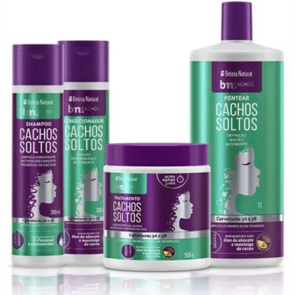 Kit Cachos Soltos Beleza Natural