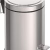 Lixeira com Pedal em Aço Inox Acabamento Tramontina Inox 5Litros